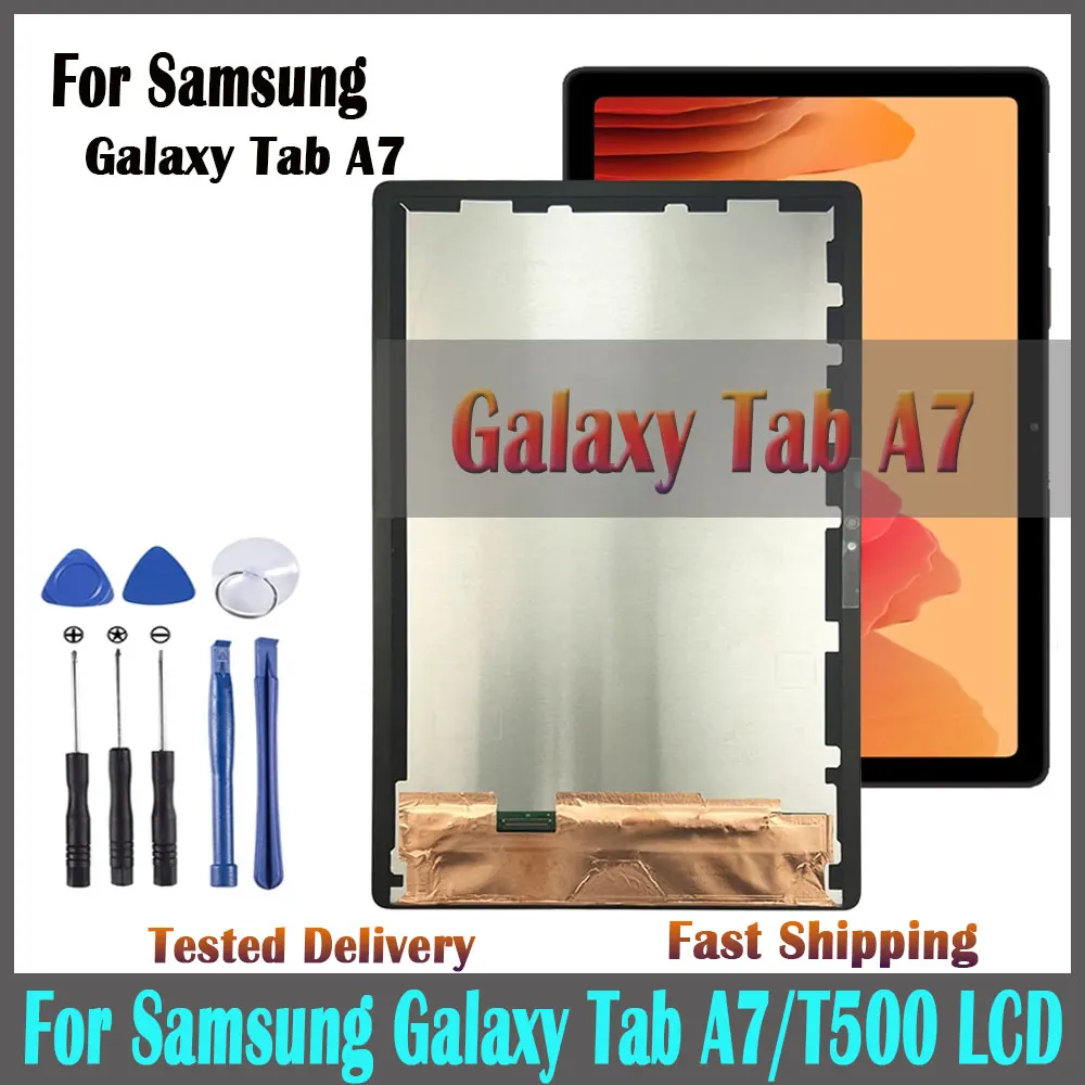 

NEW Fro Samsung Galaxy Tab A7 10.4 (2020) SM-T500 T505 T500 LCD Display Replacement Touch Sensor Glass Screen Digitizer Assembly