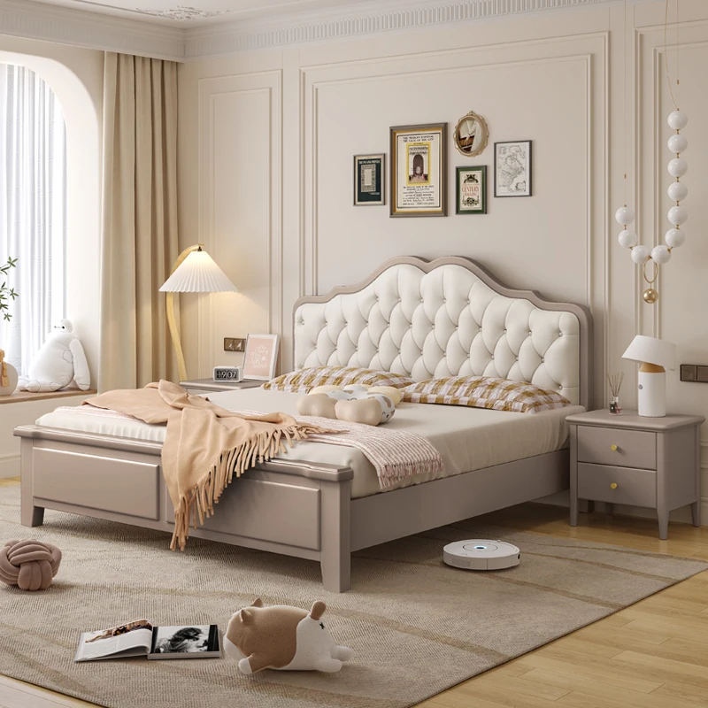 Master Soft Bed Queen Princess Design Modern Double Bed Bedroom Luxury Wood Camas De Matrimonio Dormitorio Nordic Furniture
Master Soft Bed Queen Princess Design Modern Double Bed Bedroom Luxury Wood Camas De Matrimonio Dormitorio Nordic Furniture