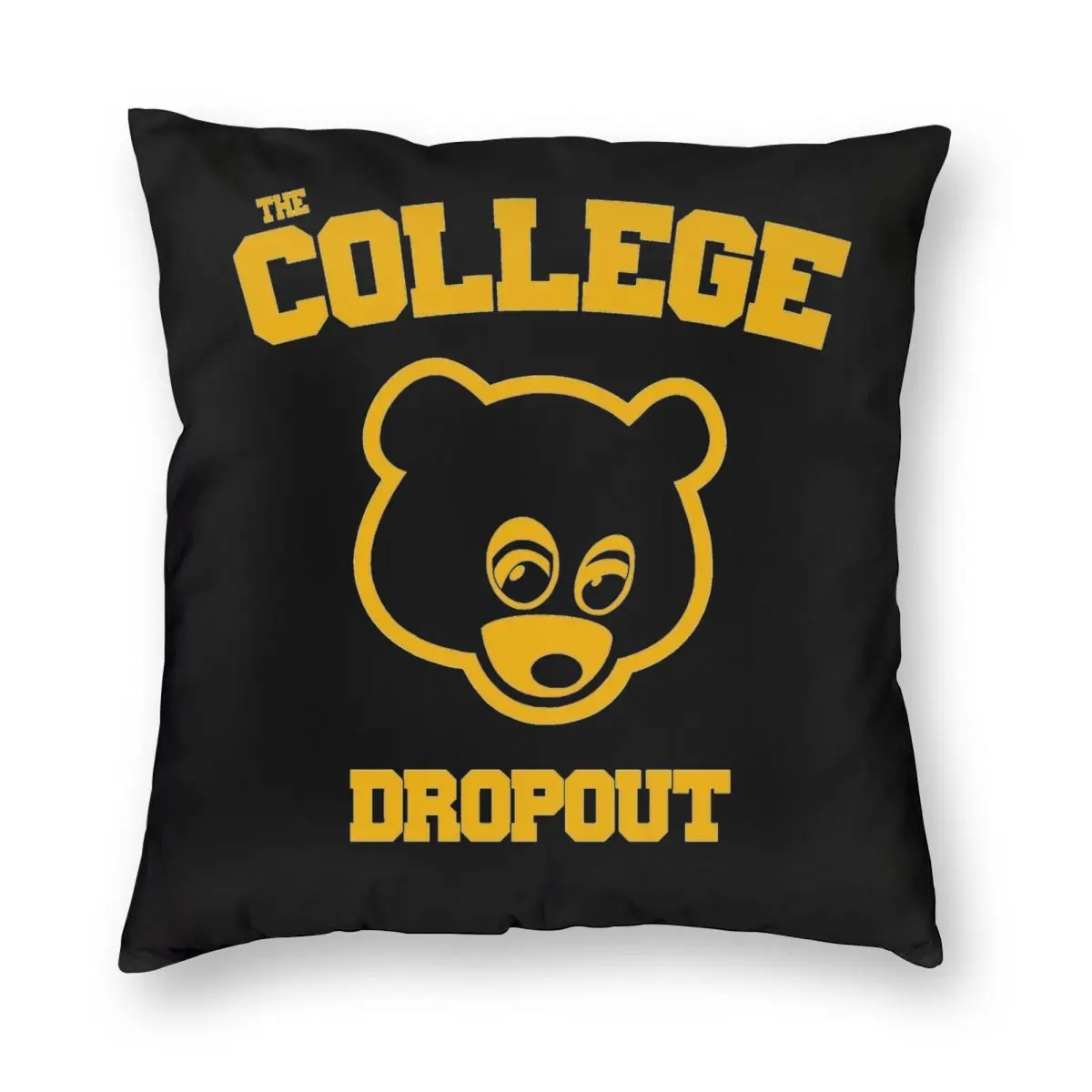 

The College Dropout Kanye West Rap Pillowcase Double-sided Printing Cushion Cover Decorative Pillow Case Cover Home Zippered