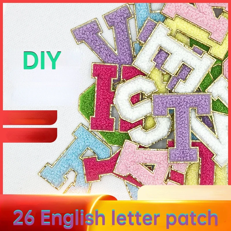 DIY26 English Letters Multicolor Pin Selfadhesive Patch Towel Embroidery Fabric Patchs Clothing Accessories Embroideryes Patches
DIY26 English Letters Multicolor Pin Selfadhesive Patch Towel Embroidery Fabric Patchs Clothing Accessories Embroideryes Patches