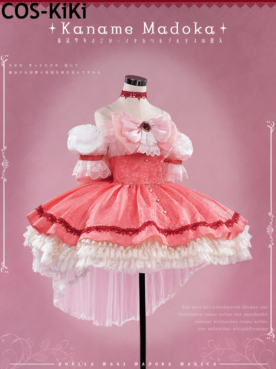 COS-KiKi Anime Puella Magi Madoka Magica Kaname Madoka Elegant Pink Dress Cosplay Costume Halloween Party Role Play Outfit Women
COS-KiKi Anime Puella Magi Madoka Magica Kaname Madoka Elegant Pink Dress Cosplay Costume Halloween Party Role Play Outfit Women