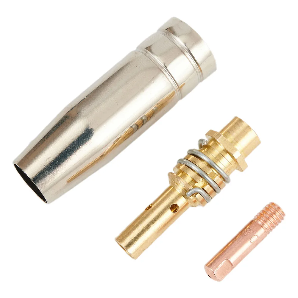 

3pcs Binzel 15AK Torch Conductive Tip Kit 0.6mm/0.8mm/0.9mm/1.0mm/1.2mm Welding Accessories Nozzles Contact Tips For MIG Welder