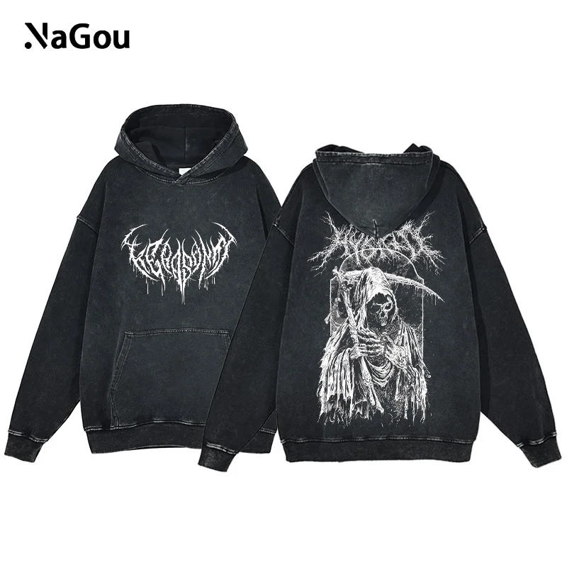 Y2K Skull Hoodies Men Scary Halloween Skeleton Acid Wash Hooded Sweatshirt Women Vintage Oversized Cotton Pullover Shirt Tops
Y2K Skull Hoodies Men Scary Halloween Skeleton Acid Wash Hooded Sweatshirt Women Vintage Oversized Cotton Pullover Shirt Tops