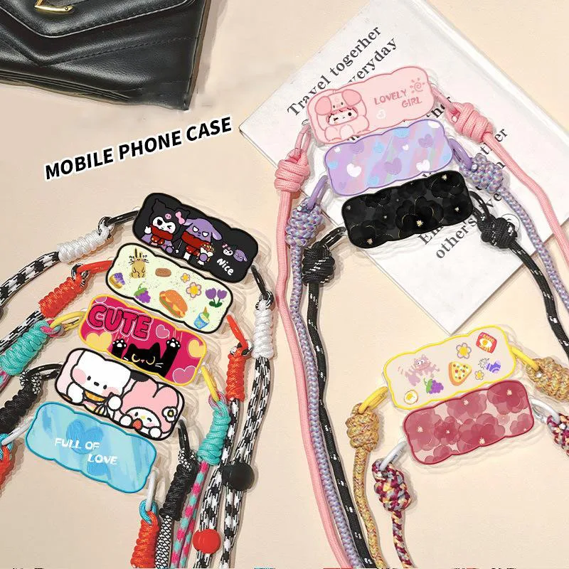 Sanrio Universal Phone Back Clip Kawaii Kuromi Pochacco Spongebob Diagonal Rope New Detachable and Adjustable Phone Holder
Sanrio Universal Phone Back Clip Kawaii Kuromi Pochacco Spongebob Diagonal Rope New Detachable and Adjustable Phone Holder