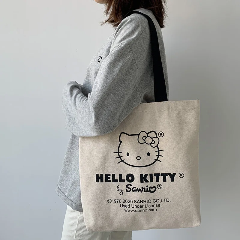 Sanrio Hello Kitty Kawaii Anime Printed Bag Fashion Canvas Shoulder Bag Korean Version Portable Shoulder Highcapacity Makeup Bag
Sanrio Hello Kitty Kawaii Anime Printed Bag Fashion Canvas Shoulder Bag Korean Version Portable Shoulder Highcapacity Makeup Bag
