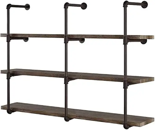Retro Mount iron Pipe Shelf,DIY Open Bookshelf,Hung Bracket, DIY Storage Shelving,Home Improvement Kitchen Shelves,Tool Utility
Retro Mount iron Pipe Shelf,DIY Open Bookshelf,Hung Bracket, DIY Storage Shelving,Home Improvement Kitchen Shelves,Tool Utility