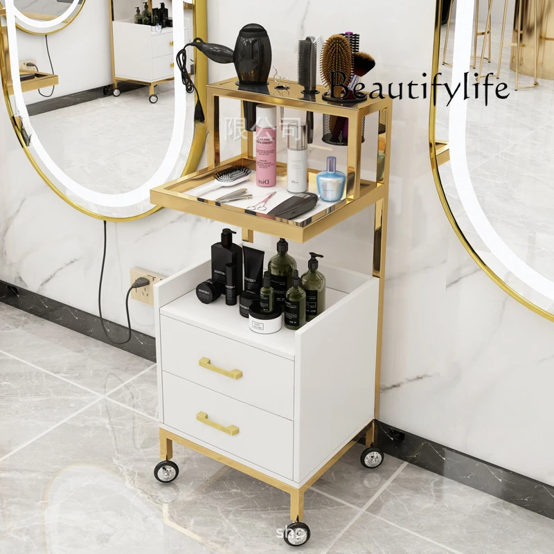 Hairdressing and Beauty Tools Barber Shop Cart Drawer Type Hairdressing Cart Hot Dyeing Tool Cart
Hairdressing and Beauty Tools Barber Shop Cart Drawer Type Hairdressing Cart Hot Dyeing Tool Cart