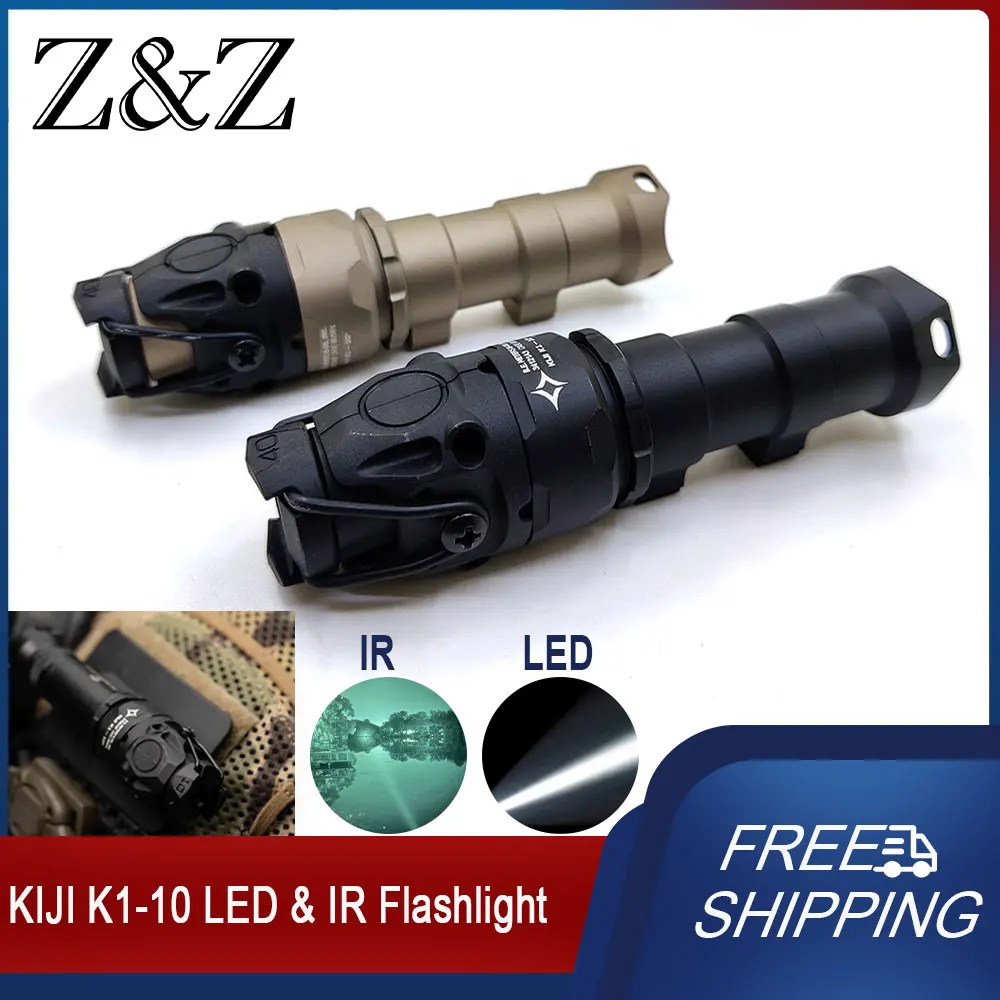 Metal KIJI K1 10 IR Infrared Illuminator Kiji K1-10 IR Flashlight Dual Function Night Vision Lighting Scout Light
Metal KIJI K1 10 IR Infrared Illuminator Kiji K1-10 IR Flashlight Dual Function Night Vision Lighting Scout Light
