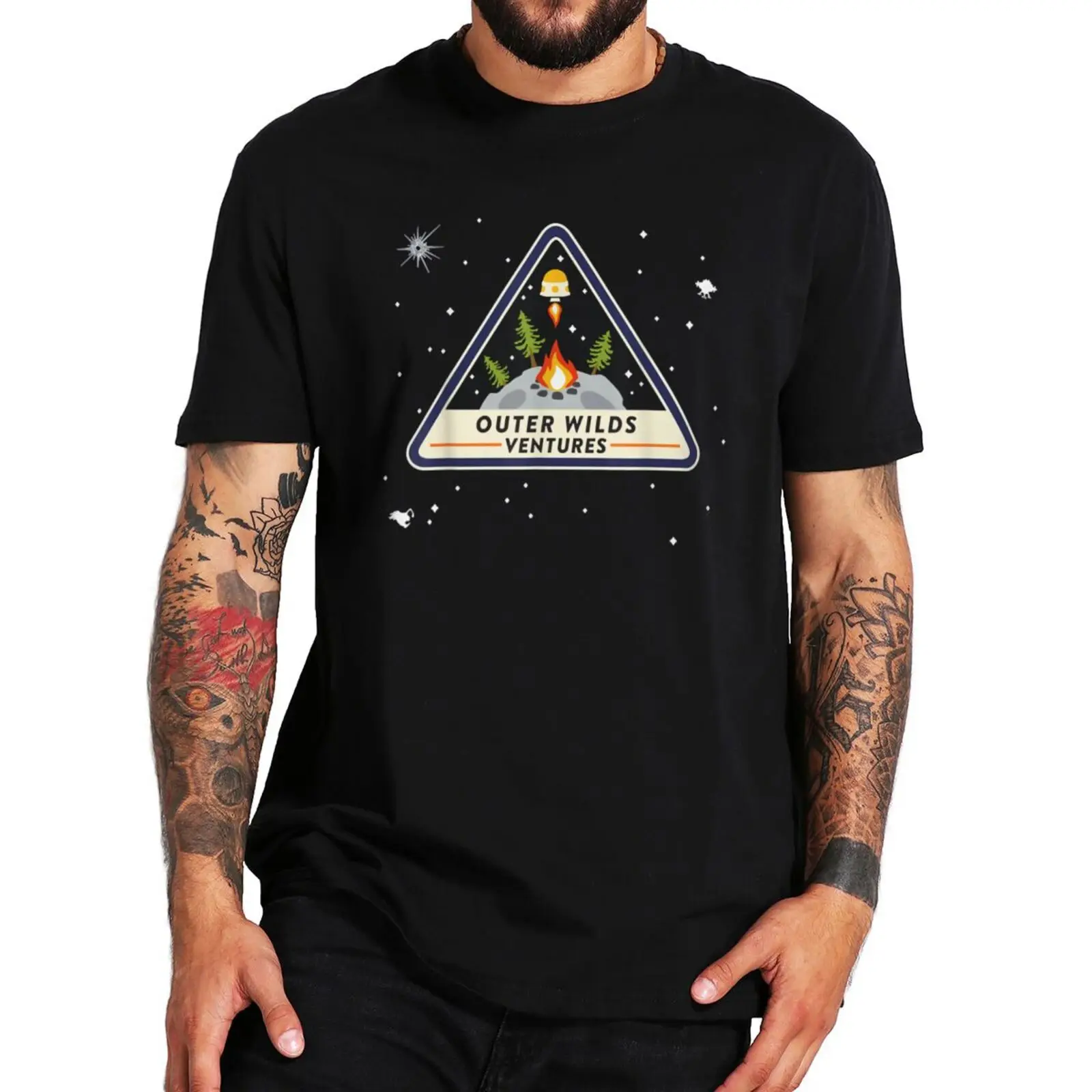 Outer Wilds Ventures T Shirt Funny Action-adventure Game Fans Men Clothing Casual Summer Cotton T-shirt EU Size
Outer Wilds Ventures T Shirt Funny Action-adventure Game Fans Men Clothing Casual Summer Cotton T-shirt EU Size