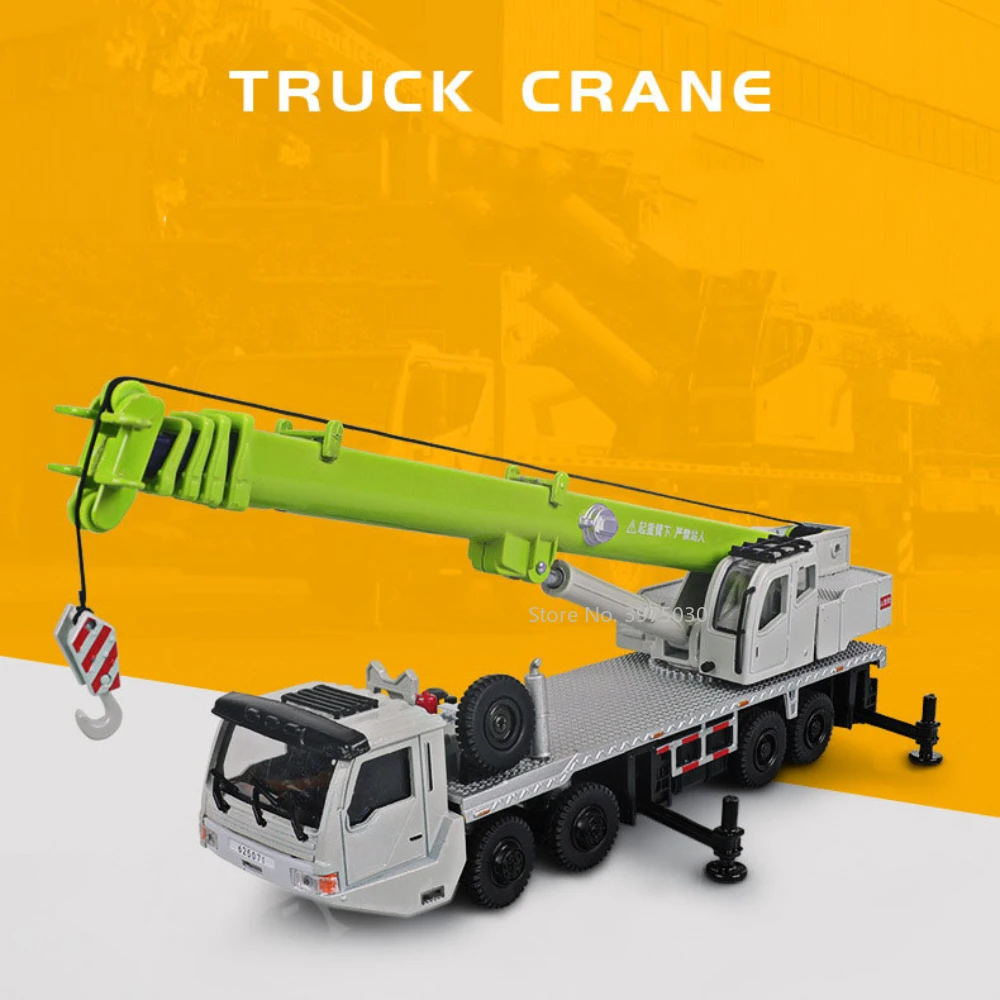1/55 Alloy Engineering Vehicle Model Toy Metal Diecast Crane Truck Telescopic Boom Rubber Tire Simulated Toys Boy Birthday Gift
1/55 Alloy Engineering Vehicle Model Toy Metal Diecast Crane Truck Telescopic Boom Rubber Tire Simulated Toys Boy Birthday Gift