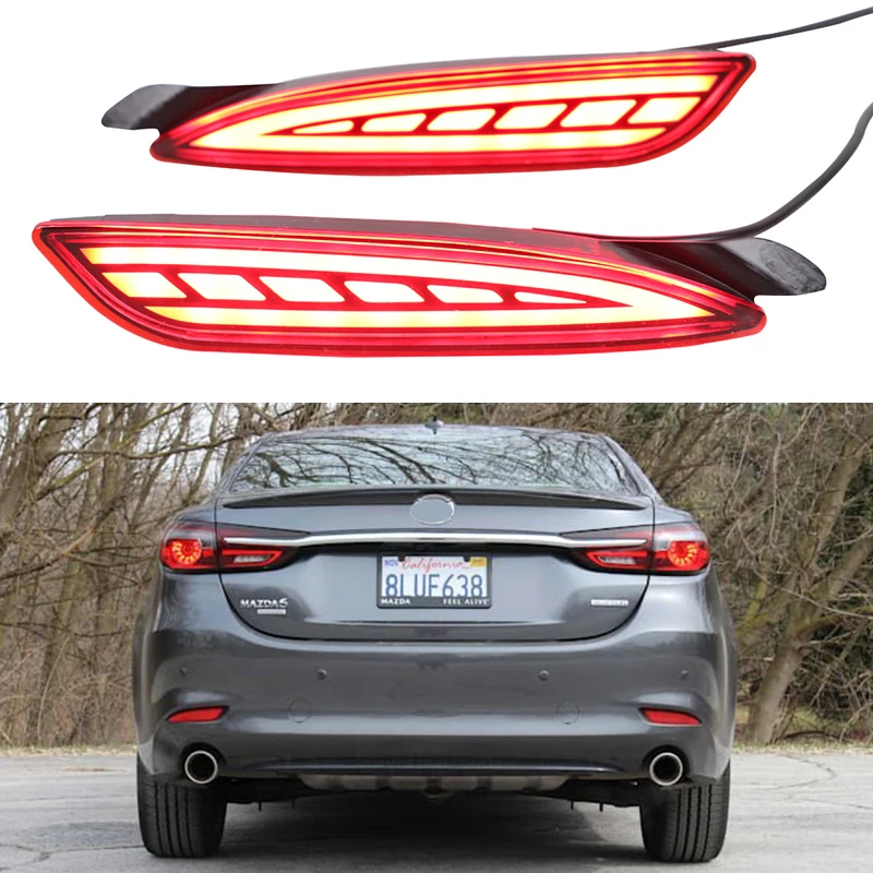 LED Car Rear Reflector Tail Light Brake Lamp w/ Turn Signal Assembly Accessories For Mazda 3 Axela/ 6 Atenza 2019 2020 2021
LED Car Rear Reflector Tail Light Brake Lamp w/ Turn Signal Assembly Accessories For Mazda 3 Axela/ 6 Atenza 2019 2020 2021