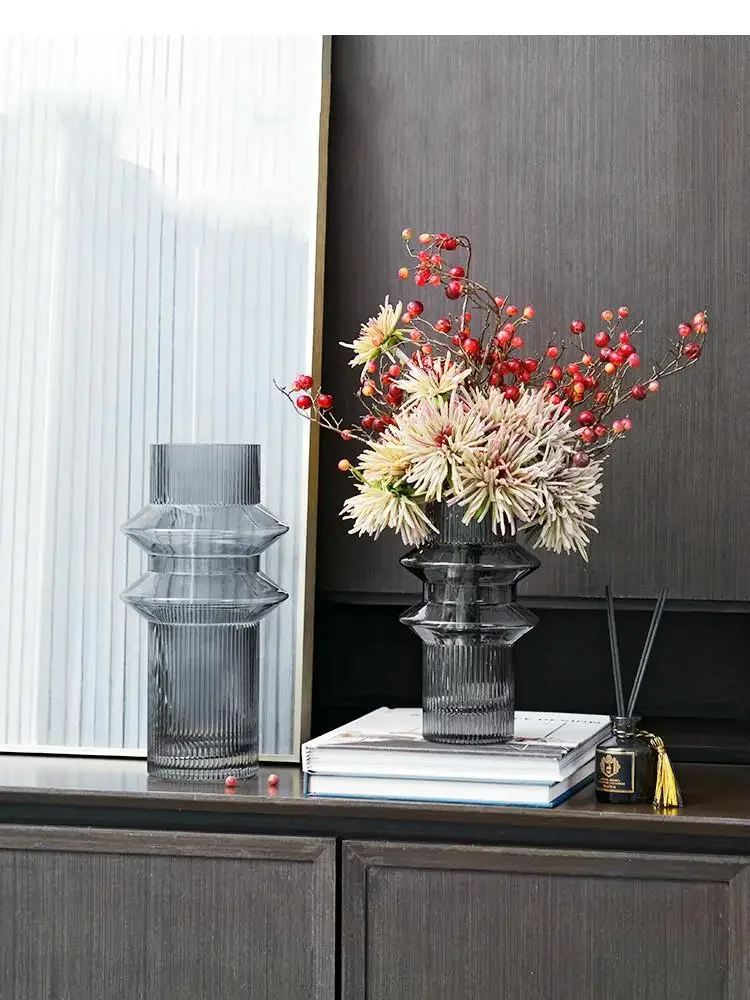 Vase Accessories Flower Decor Arrangement Modern Home Hydroponic Transparent Wedding Glass Decoration Geometry Stripe 
Vase Accessories Flower Decor Arrangement Modern Home Hydroponic Transparent Wedding Glass Decoration Geometry Stripe