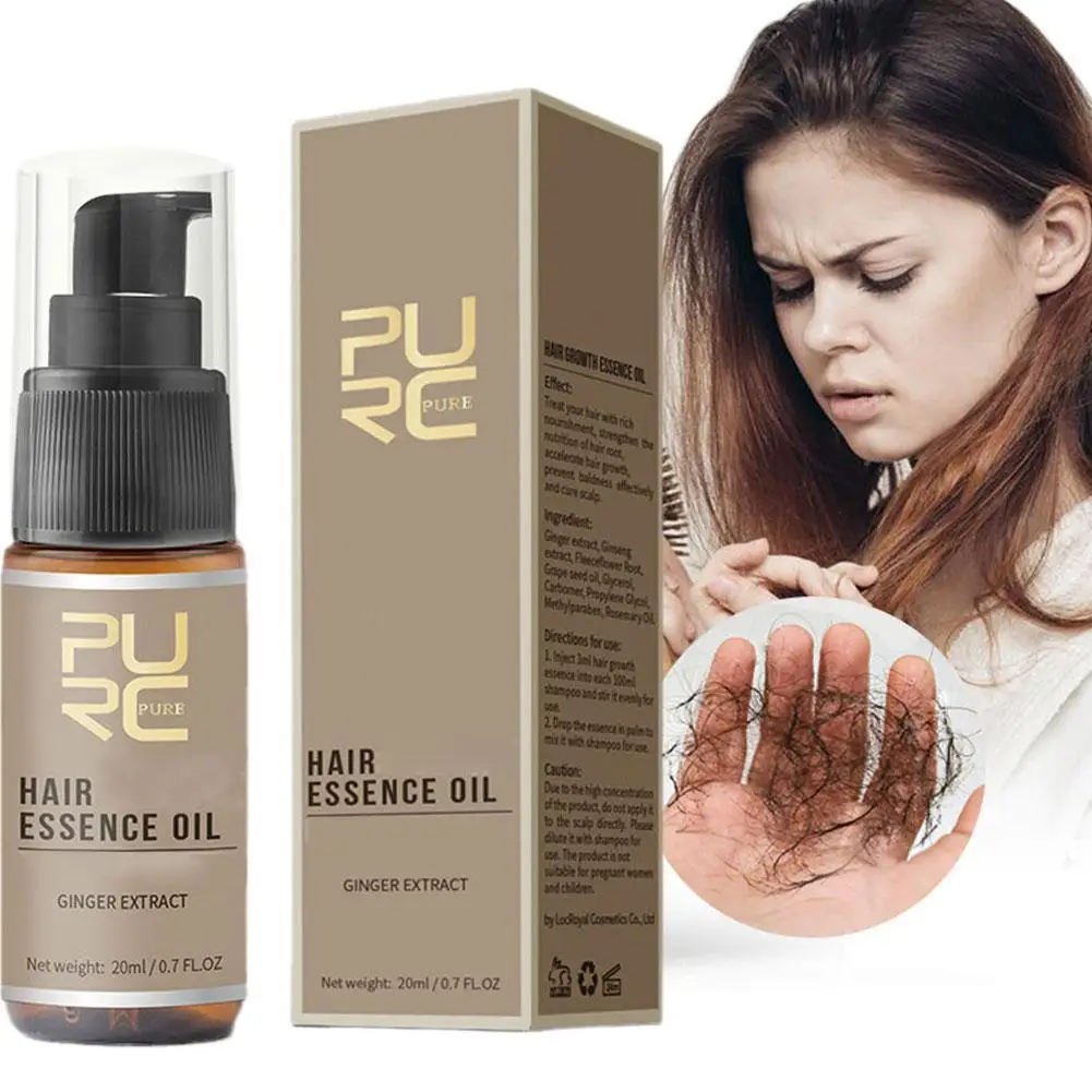 20ml Product Ginger Oil Ginger Prevent Hair Loss Quickly Regenerate Thick Oil Scalp Treatment Hair Care Men Women
20ml Product Ginger Oil Ginger Prevent Hair Loss Quickly Regenerate Thick Oil Scalp Treatment Hair Care Men Women