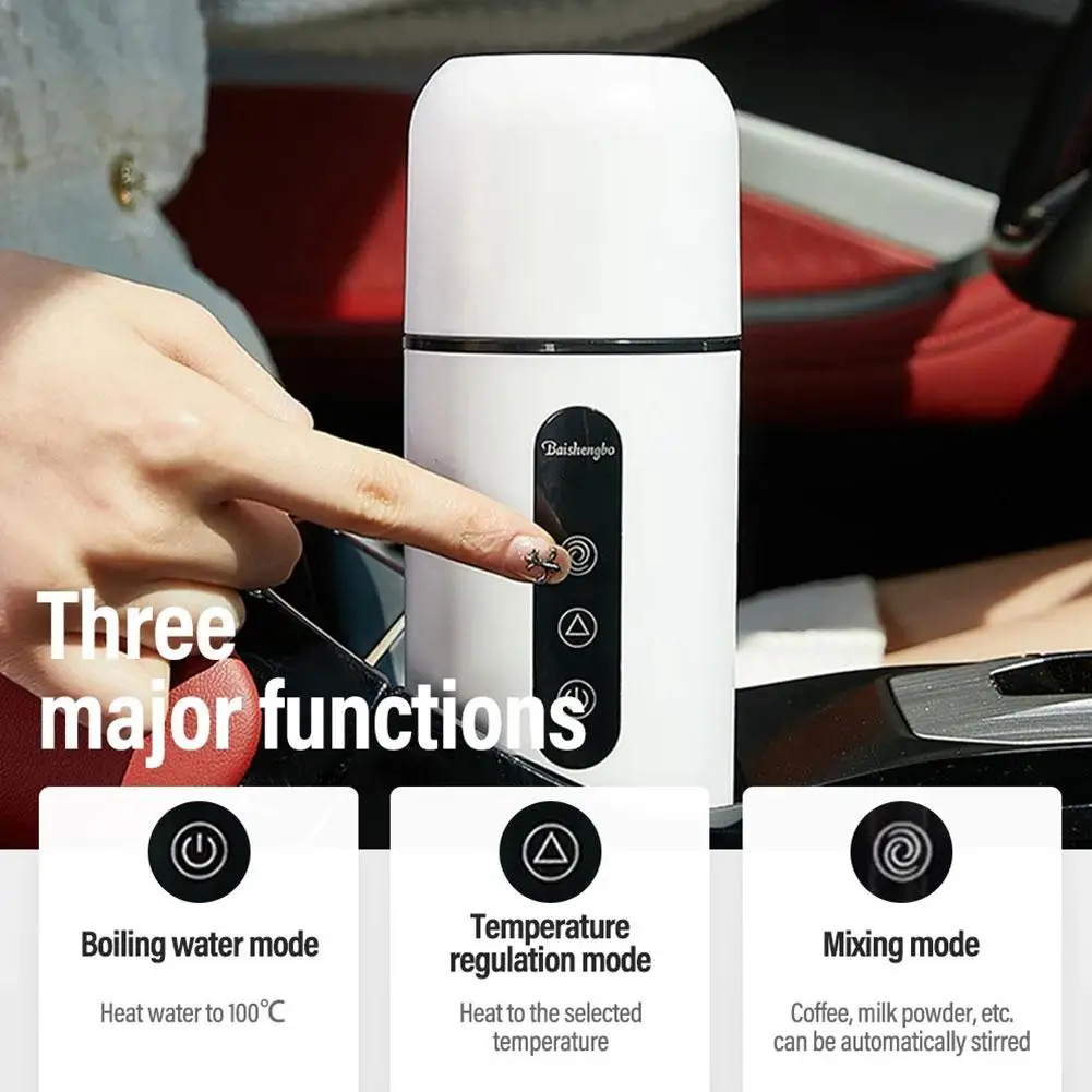 450ml 12V Portable Car Heating Cup With Automatic Stirring Stainless Bottle Touch Warmer Screen Steel Function Water M6M8
450ml 12V Portable Car Heating Cup With Automatic Stirring Stainless Bottle Touch Warmer Screen Steel Function Water M6M8