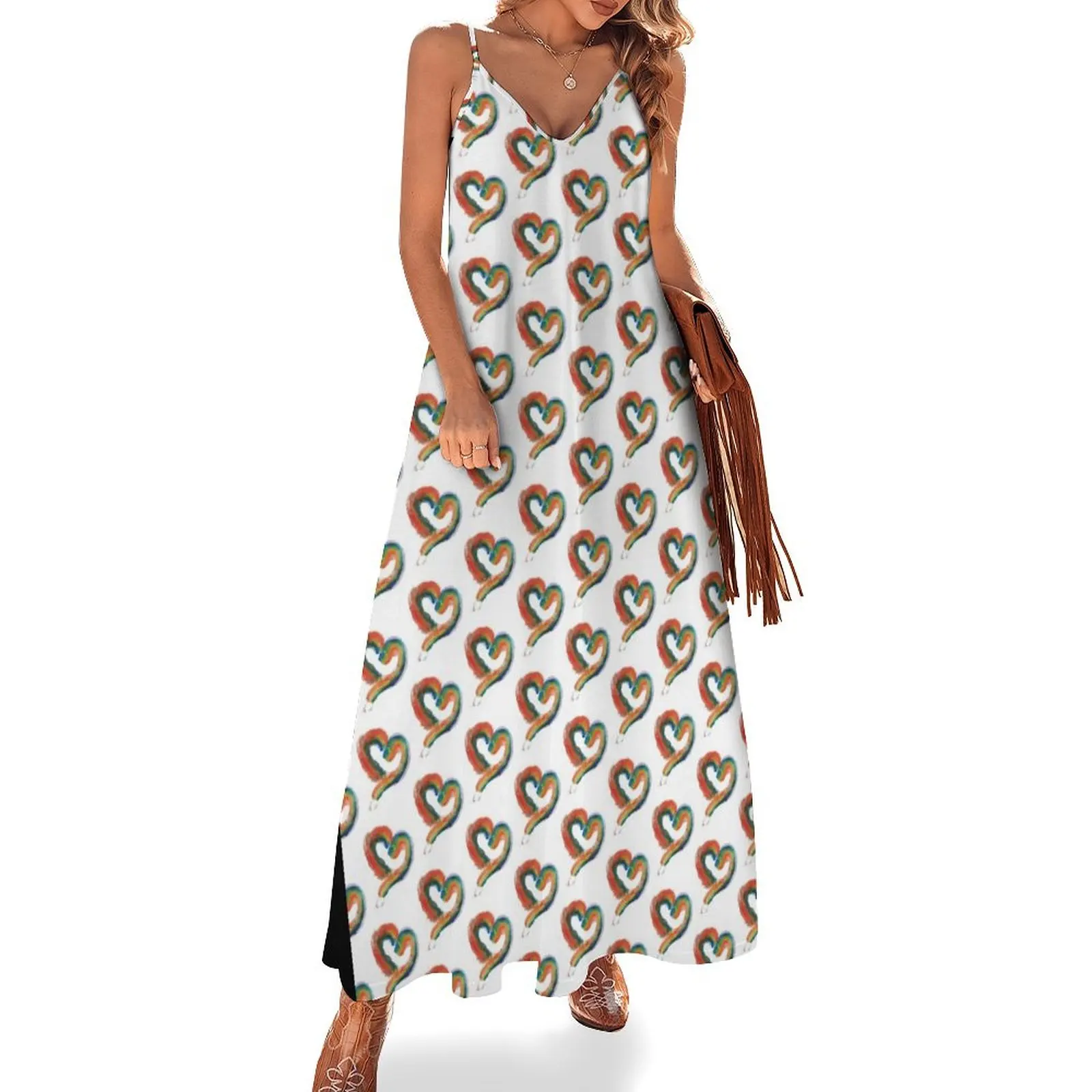 Rainbow heart Sleeveless Dress women's summer dress 2024 summer dress for women 2024
Rainbow heart Sleeveless Dress women's summer dress 2024 summer dress for women 2024