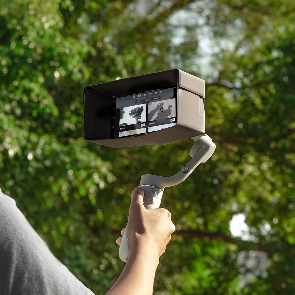 Для DJI Osmo Mobile 6/5/4 SE солнцезащитный козырек искусственная кожа складной магнитный солнцезащитный козырек ручные карданные аксессуары
Для DJI Osmo Mobile 6/5/4 SE солнцезащитный козырек искусственная кожа складной магнитный солнцезащитный козырек ручные карданные аксессуары