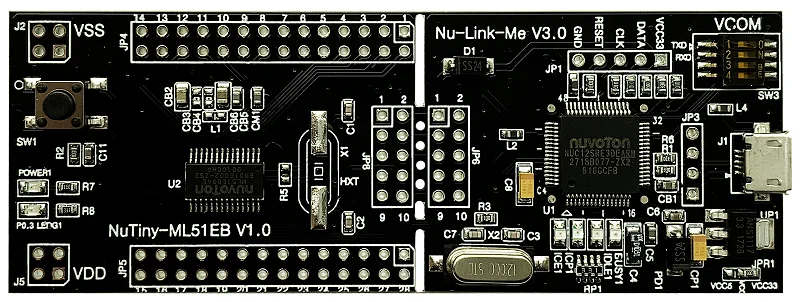 

NuTiny-ML51EB Nuvoton new tang 8051 single chip microcomputer