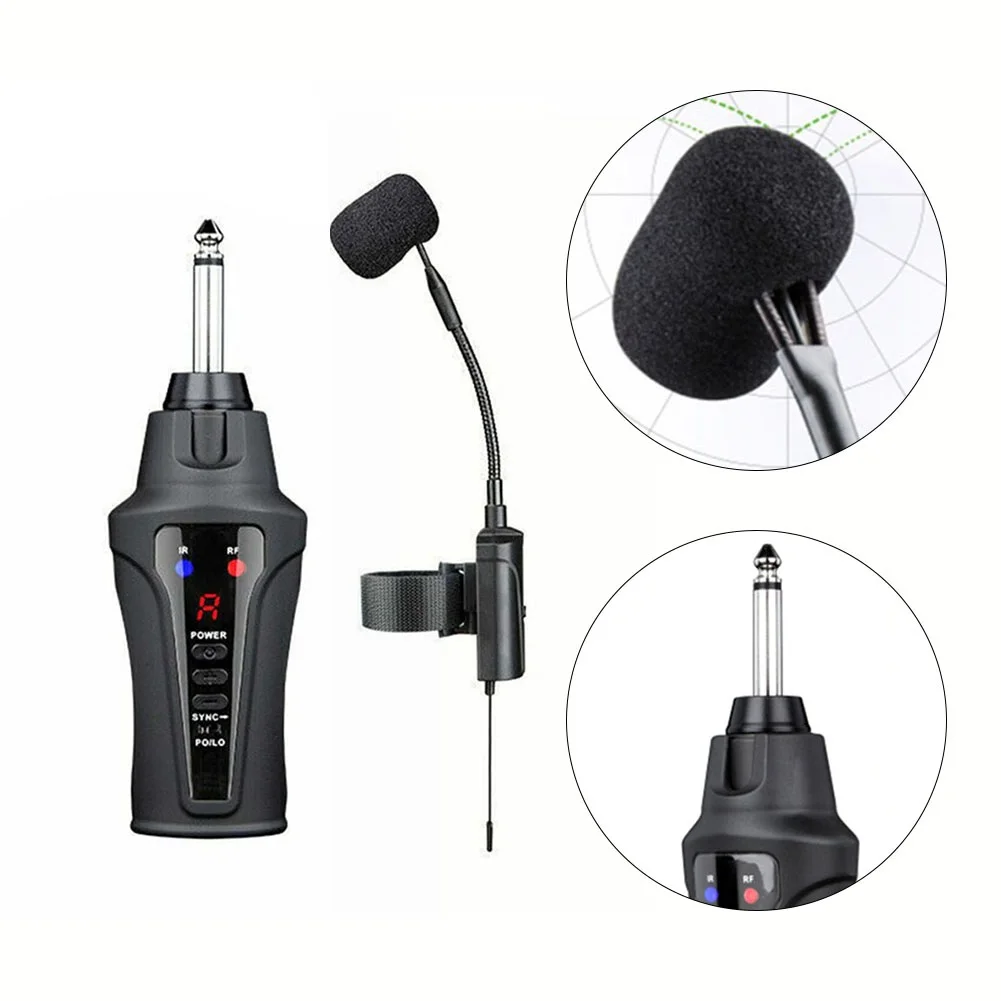 Wireless Mic Receiver Transmitter System For Clarinet Clear Sound Quality Stable Signal Transmission For Solo Group Performances
Wireless Mic Receiver Transmitter System For Clarinet Clear Sound Quality Stable Signal Transmission For Solo Group Performances