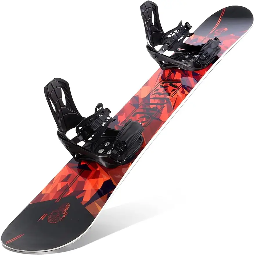 

STAUBER Summit Snowboard & Binding Package Size 128, 133, 138, 143, 148,153,158,161- Best All-Terrain, Twin Directional, Hybrid