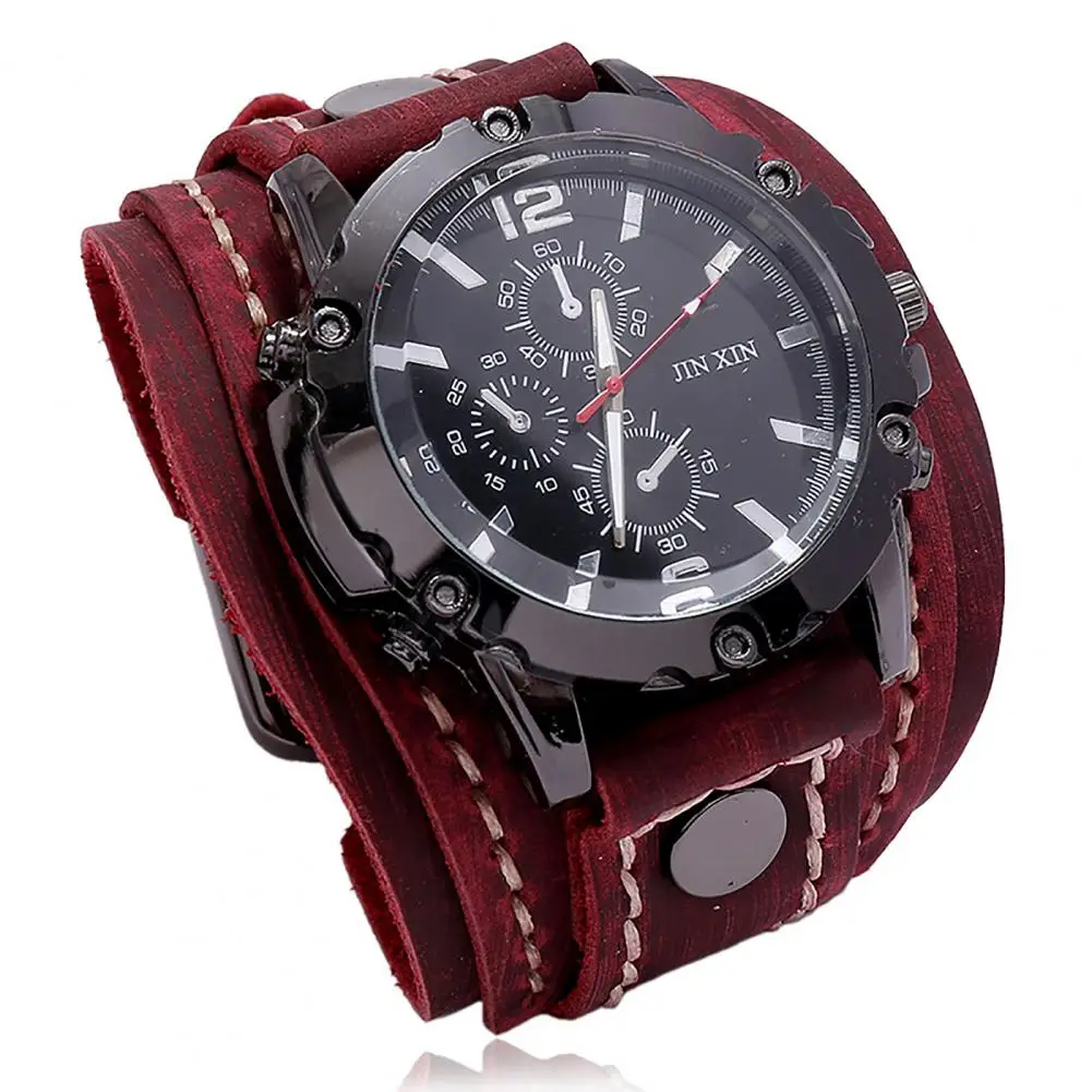 Quartz Watch High Accuracy Men Watch Cool Appearance Unique Comfortable Faux Leather Strap Wrist Watch for Daily
Quartz Watch High Accuracy Men Watch Cool Appearance Unique Comfortable Faux Leather Strap Wrist Watch for Daily