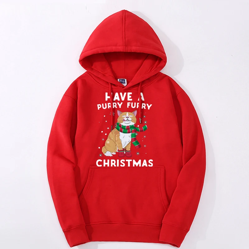 Xma Hoodies Print Have A Purry Furry 2023 Christmas Cat Long Sleeve Casual Tracksuit Streetwear Winter Sweatshirt Moletom
Xma Hoodies Print Have A Purry Furry 2023 Christmas Cat Long Sleeve Casual Tracksuit Streetwear Winter Sweatshirt Moletom