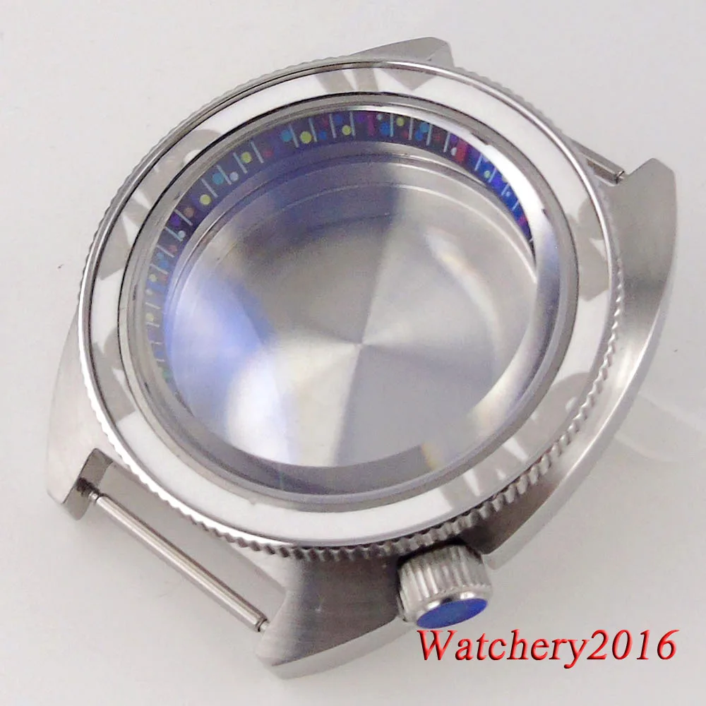 41mm Watch Case Fit for NH35 NH36 PT5000 ETA 2824 ST2130 Movement Domed Sapphire Crystal 316L Stainless Steel Screw-in Crown
41mm Watch Case Fit for NH35 NH36 PT5000 ETA 2824 ST2130 Movement Domed Sapphire Crystal 316L Stainless Steel Screw-in Crown