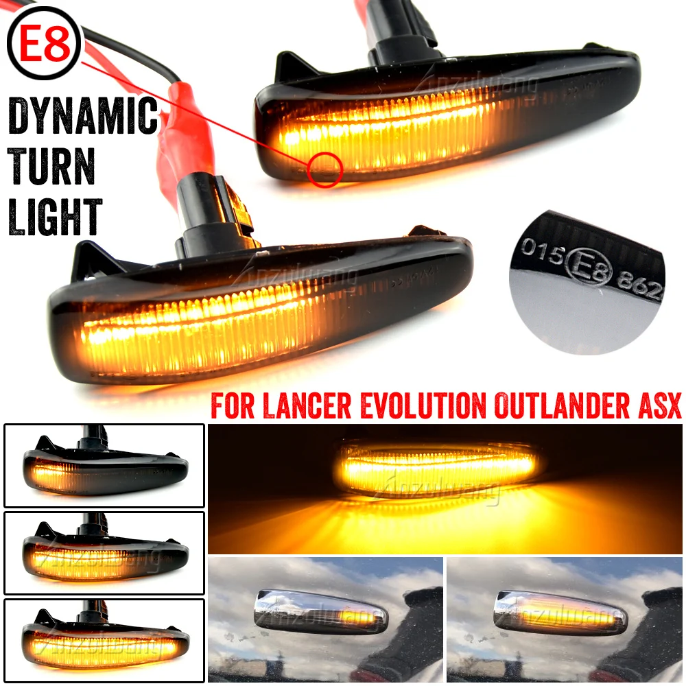 For Mitsubishi Lancer Evolution Evo X Outlander Sport RVR ASX Mirage 2014+ LED Dynamic Turn Signal Light Side Fender Marker Lamp
For Mitsubishi Lancer Evolution Evo X Outlander Sport RVR ASX Mirage 2014+ LED Dynamic Turn Signal Light Side Fender Marker Lamp