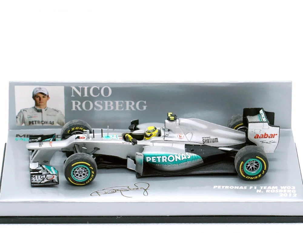 MINICHAMPS 1:43 F1 W03 Rosberg 2012 Simulation Limited Edition Resin Metal Static Car Model Toy Gift
MINICHAMPS 1:43 F1 W03 Rosberg 2012 Simulation Limited Edition Resin Metal Static Car Model Toy Gift