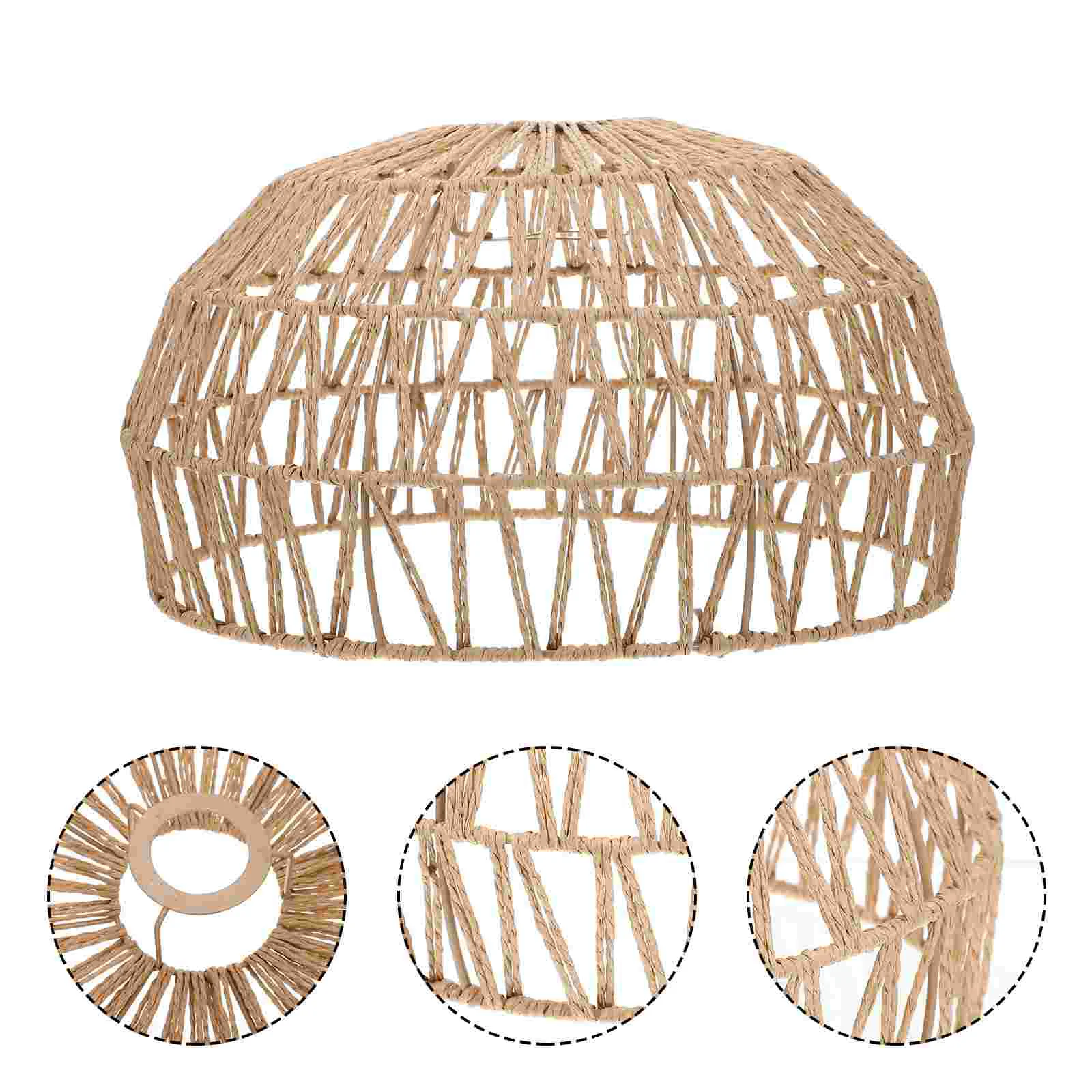 Woven Pendant Lamp Shade Vintage Rattan Chandelier Lampshade Replacement Wicker Lamp Shade Ceiling Pendant Light Cover Dining
Woven Pendant Lamp Shade Vintage Rattan Chandelier Lampshade Replacement Wicker Lamp Shade Ceiling Pendant Light Cover Dining
