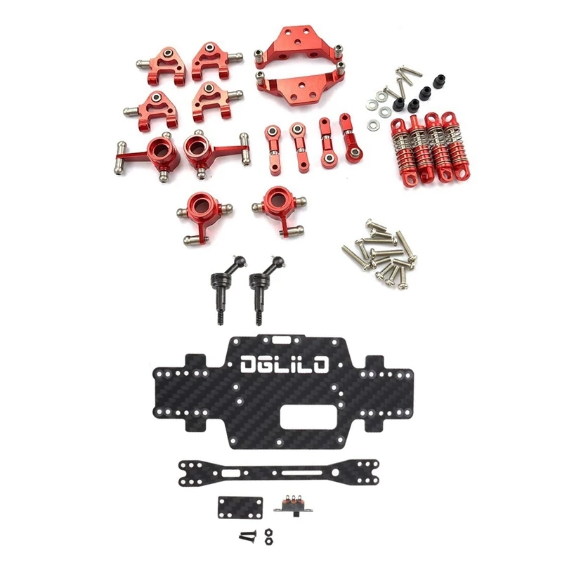 2 комплекта для Wltoys 1:28 Запчасти для радиоуправляемых автомобилей: 1 комплект амортизаторов и 1 комплект шасси из углеродного волокна, нижний корпус автомобиля
2 комплекта для Wltoys 1:28 Запчасти для радиоуправляемых автомобилей: 1 комплект амортизаторов и 1 комплект шасси из углеродного волокна, нижний корпус автомобиля