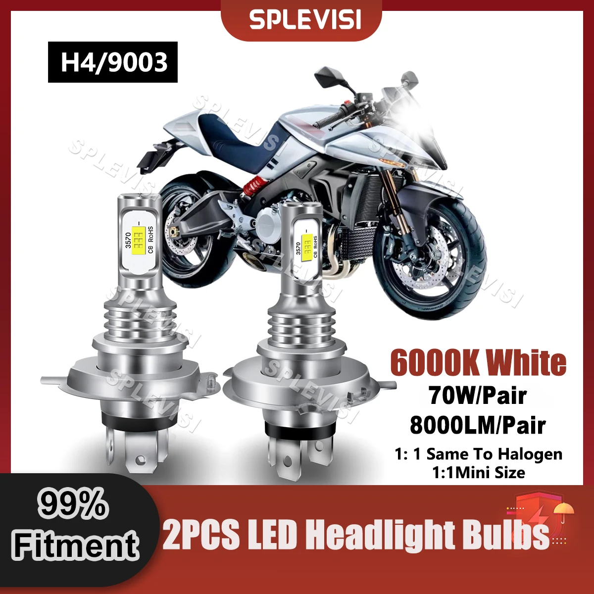 LED Headlight All-In-One H4/9003 Bulbs For Suzuki GSXR1100 1986 1987 1988 1989 1990 1991 1992 1993 1994 1995 1996 1997 1998
LED Headlight All-In-One H4/9003 Bulbs For Suzuki GSXR1100 1986 1987 1988 1989 1990 1991 1992 1993 1994 1995 1996 1997 1998