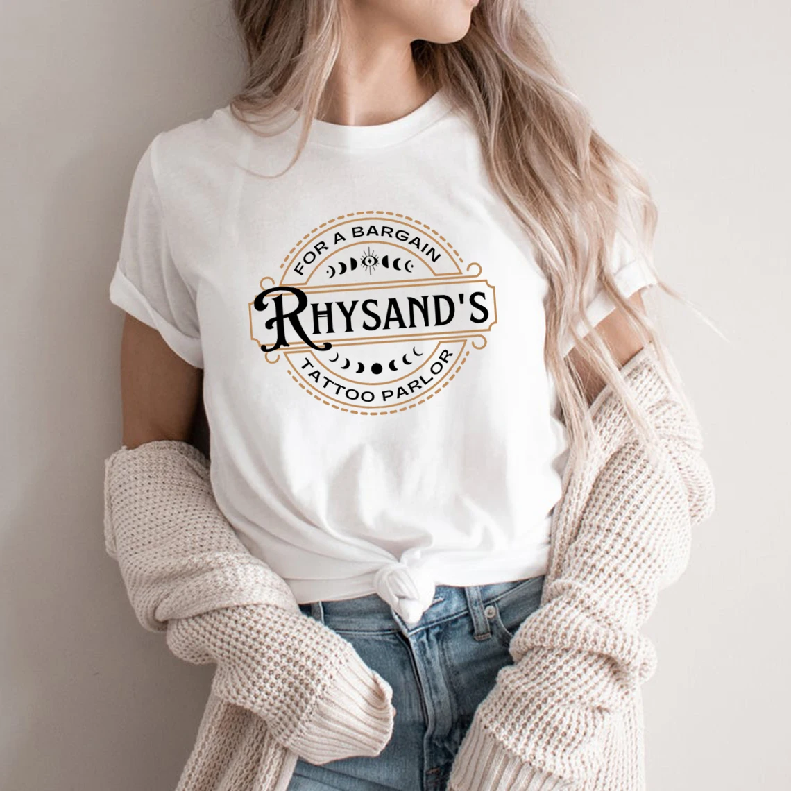 

Rhysand's Tshirt Acotar Velaris T-Shirt Night Court T-shirts Women Short Sleeve T Shirt Feyre and Rhysand Tee SJM Bookish Merch