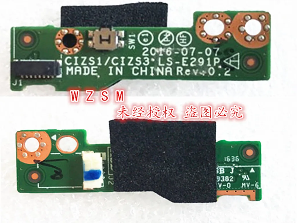 1PCS-3PCS Genuine New Original For Lenovo Yoga 370 Power Button Switch Board LS-E291P Perfect Work 100% Tested
1PCS-3PCS Genuine New Original For Lenovo Yoga 370 Power Button Switch Board LS-E291P Perfect Work 100% Tested