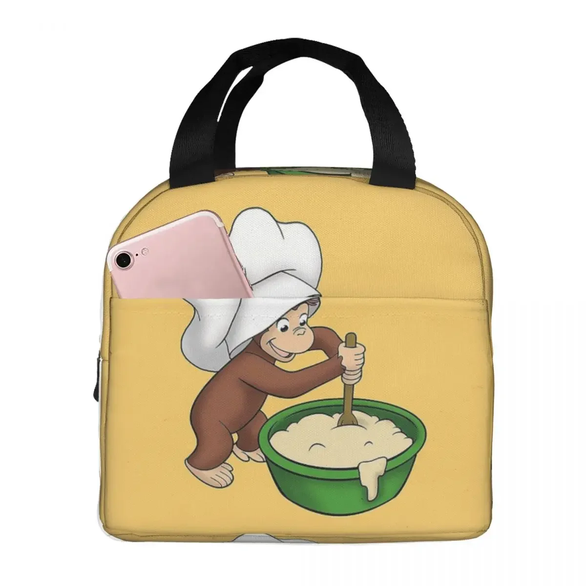 Curious George Baking A Cake Insulated Lunch Bags Resuable Picnic Bags Thermal Cooler Lunch Box Lunch Tote for Woman Work Kids
Curious George Baking A Cake Insulated Lunch Bags Resuable Picnic Bags Thermal Cooler Lunch Box Lunch Tote for Woman Work Kids