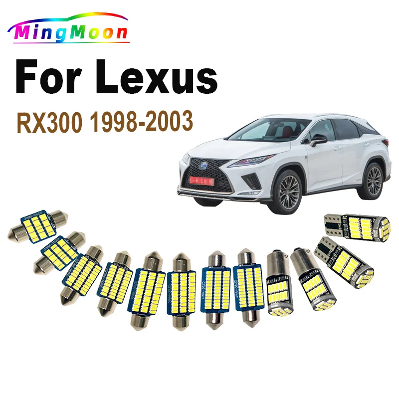 14 шт. аксессуары для Lexus RX300 1998 1999 2000 2001 2002 2003 Внутренняя купольная карта багажная пластина фотоэлемент лампы без ошибок
14 шт. аксессуары для Lexus RX300 1998 1999 2000 2001 2002 2003 Внутренняя купольная карта багажная пластина фотоэлемент лампы без ошибок