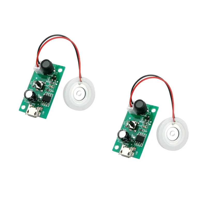 USB Mini Humidifier Mist Driver Circuit Board Fogger Atomization Film Atomizer Sheet Diy Kits 2Pcs
USB Mini Humidifier Mist Driver Circuit Board Fogger Atomization Film Atomizer Sheet Diy Kits 2Pcs