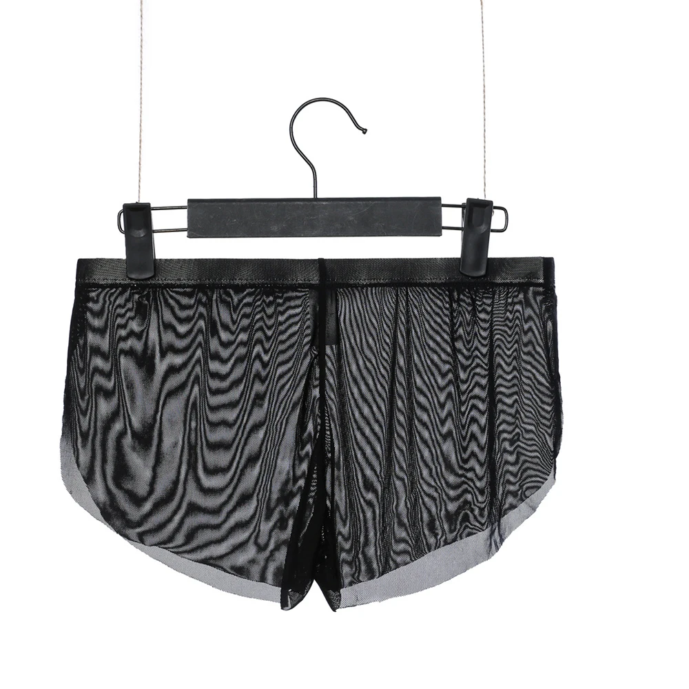 Mens Mesh Transparent Briefs Sexy Breathable Hight Split Underwear Bulge Pouch Boxer Ultra-Thin Elasticity Shorts Briefs
Mens Mesh Transparent Briefs Sexy Breathable Hight Split Underwear Bulge Pouch Boxer Ultra-Thin Elasticity Shorts Briefs