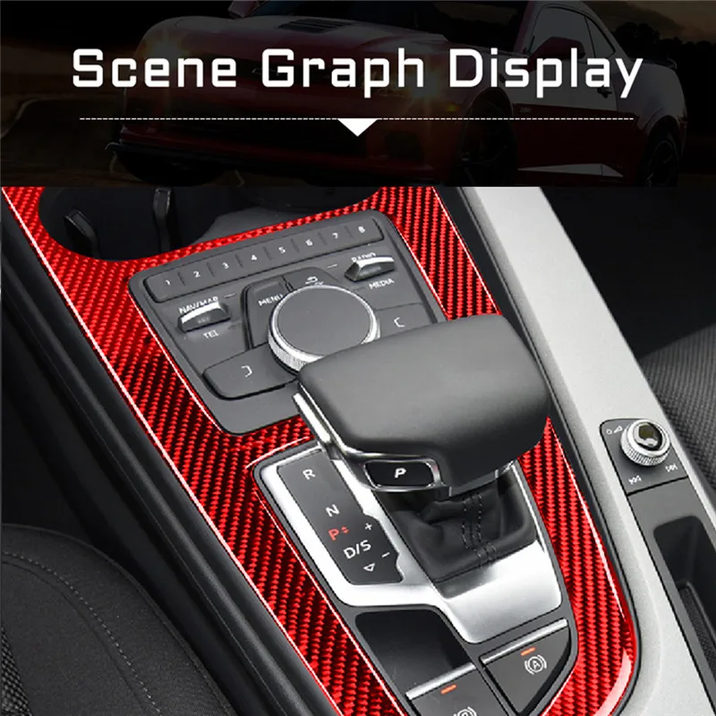 Car Carbon Fiber Stickers Central Console A/C Switch Panel Rear Dashboard Side Air Vent Outlet Cover For Audi a4 b9 S4 2017-2018
Car Carbon Fiber Stickers Central Console A/C Switch Panel Rear Dashboard Side Air Vent Outlet Cover For Audi a4 b9 S4 2017-2018