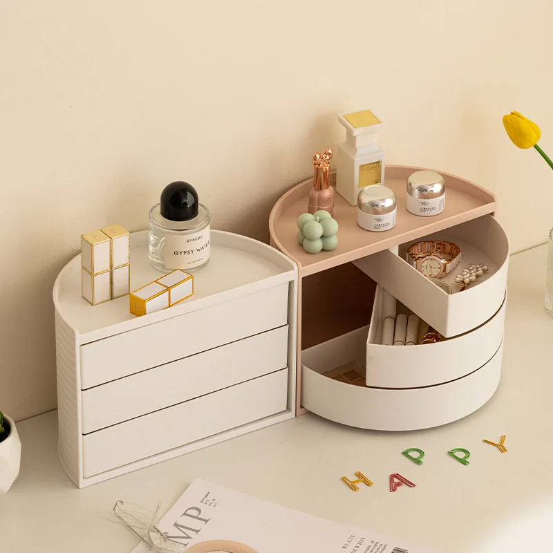 Rotation Organizer Box Plastic Storage Container Dustproof Desktop Half Circle Rotatable Cosmetic Cotton Storage Box
Rotation Organizer Box Plastic Storage Container Dustproof Desktop Half Circle Rotatable Cosmetic Cotton Storage Box