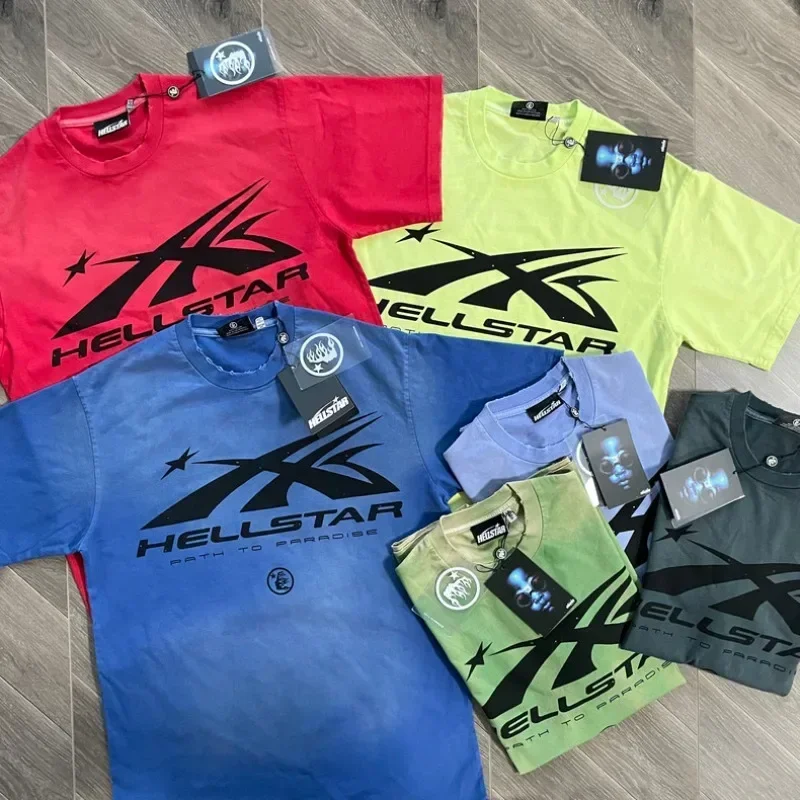 24ss Hell Star Oversized T-Shirts For Men Women 1:1 Best Quality Logo Printing Destroy Washed Pure Cotton T Shirts
24ss Hell Star Oversized T-Shirts For Men Women 1:1 Best Quality Logo Printing Destroy Washed Pure Cotton T Shirts