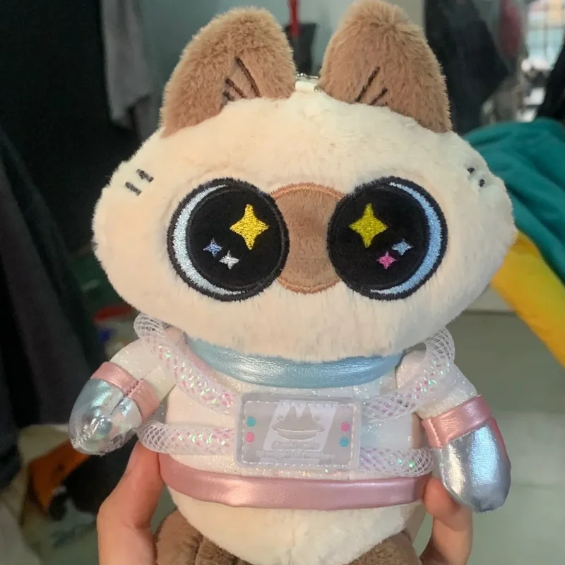 

Azukisan'S Plush Pendant Starlight Adventure Series Siamese Cat Anime Peripheral Noctilucent Light Star Kawaii Children Gift