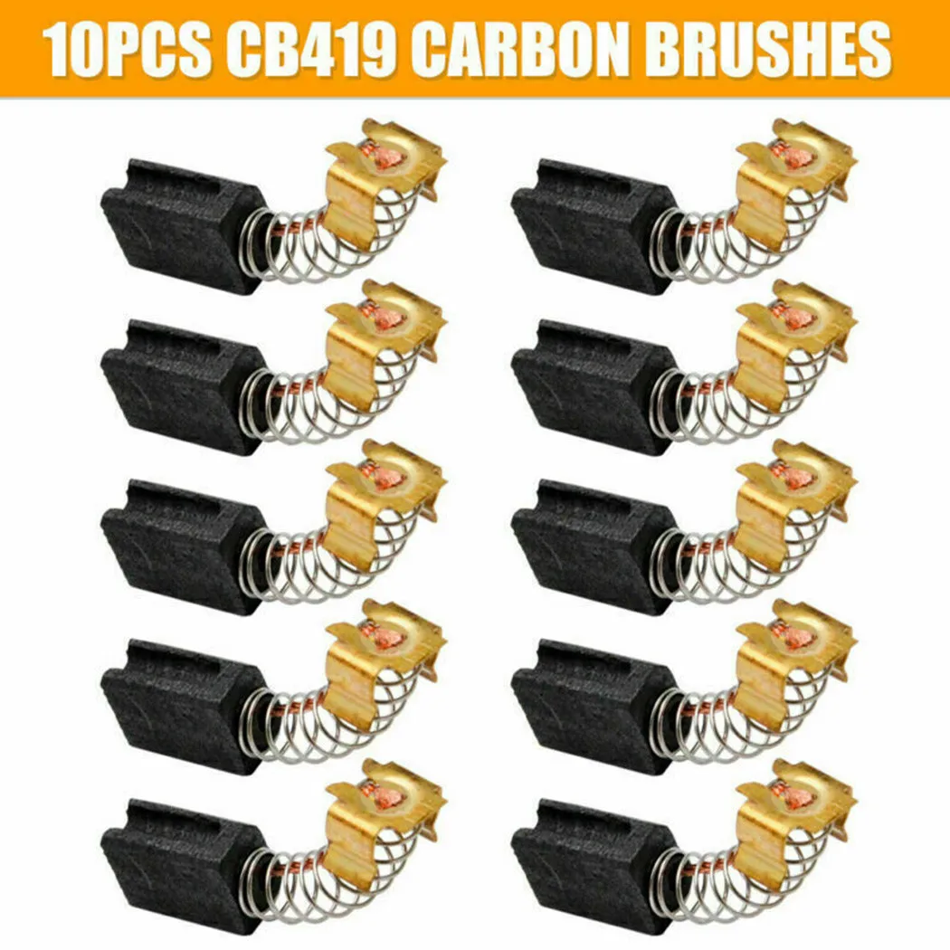 10 Pieces Super Electric Cutting And Polishing Machine Angle Grinder Accessories Carbon Brush GA5030 CB325/459/303/419/203
10 Pieces Super Electric Cutting And Polishing Machine Angle Grinder Accessories Carbon Brush GA5030 CB325/459/303/419/203