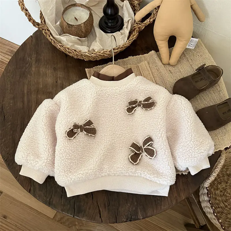 Autumn Winter Baby Lamb Wool Shirts Tops Plus Velvet Waistcoat Girls Boys Thicken Warm Vest High Quality Children Xmas Clothes
Autumn Winter Baby Lamb Wool Shirts Tops Plus Velvet Waistcoat Girls Boys Thicken Warm Vest High Quality Children Xmas Clothes