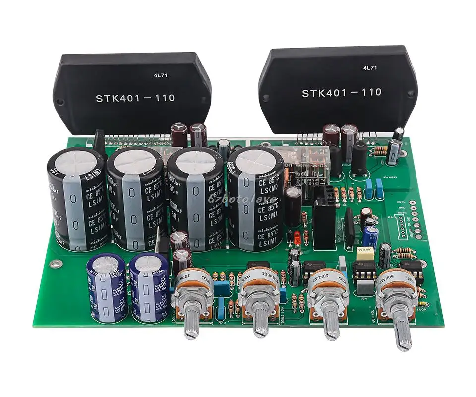 New generation STK401 2.1 hifi power amplifier board 70W *2 + 100W BTL Power Amplifier Audio Board
New generation STK401 2.1 hifi power amplifier board 70W *2 + 100W BTL Power Amplifier Audio Board