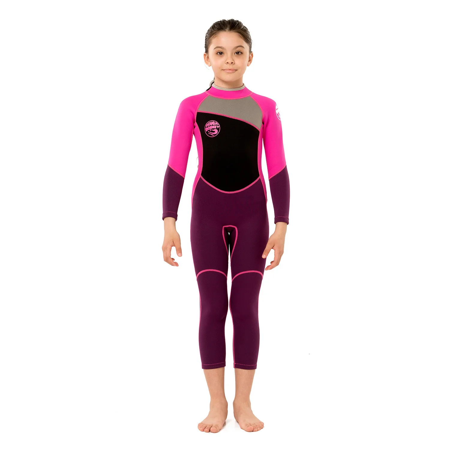 

2.5MM Scuba UnderWater Hunting Spearfishing Snorkeling Diving Suit Children Full Body Neoprene Surfing Kayaking Drifting WetSuit