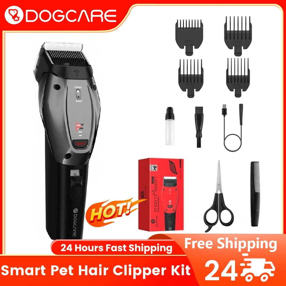 DOGCARE PC02 Set Dog Clipper Or Blade Haircut Professional Pet Dog Hair Clipper Cutting Machine Trimmer Low Noise Grooming Tools
DOGCARE PC02 Set Dog Clipper Or Blade Haircut Professional Pet Dog Hair Clipper Cutting Machine Trimmer Low Noise Grooming Tools