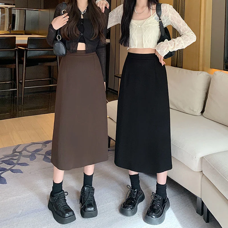 Woolen Half Skirt Women's A-line Long Skirt 2023 Small Waist Skirt Skirt Korean Fashion Skirts Clothes for Women
Woolen Half Skirt Women's A-line Long Skirt 2023 Small Waist Skirt Skirt Korean Fashion Skirts Clothes for Women