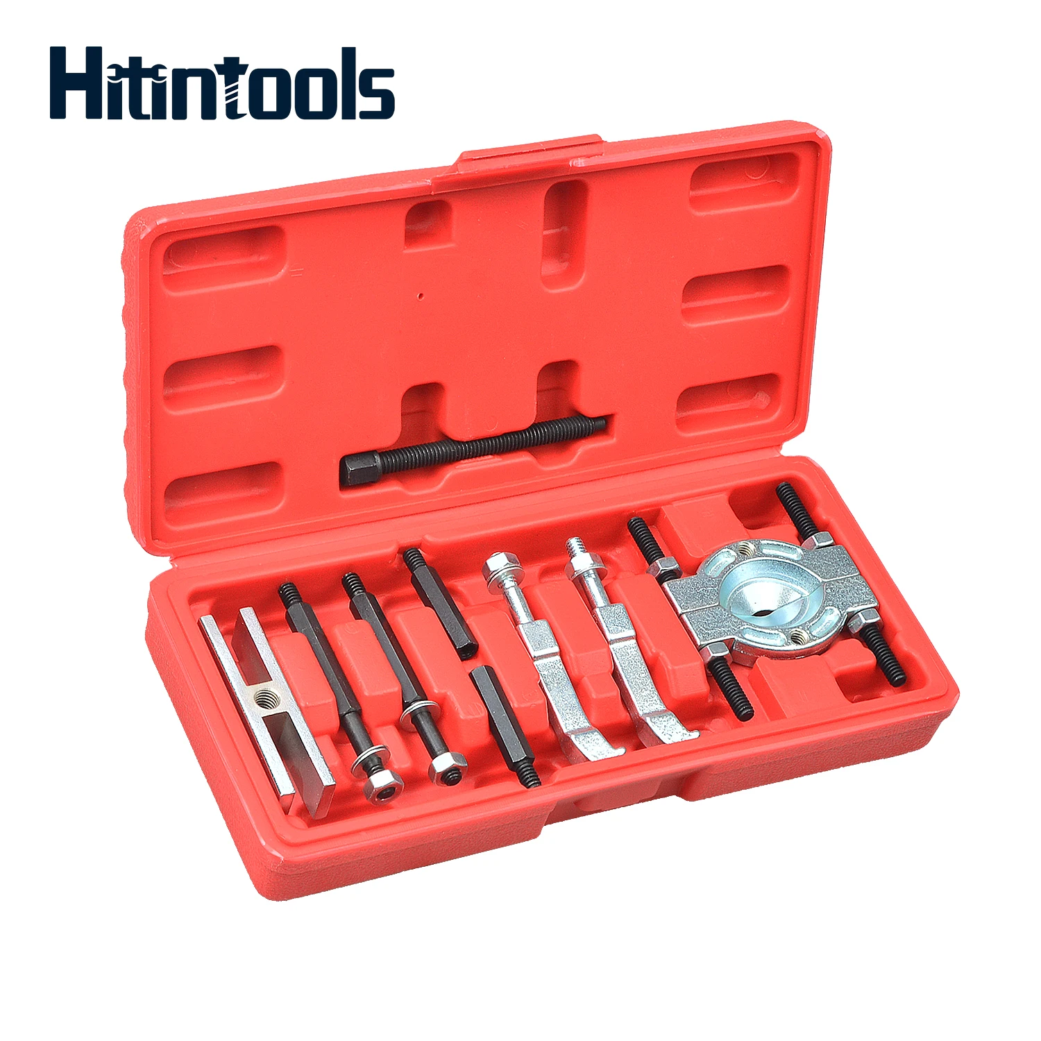 

9Pcs Separator Combination Set Bearing Splitter Mechanical Double Disc Puller Chuck Gearbox Outer Bearing Remover Tool