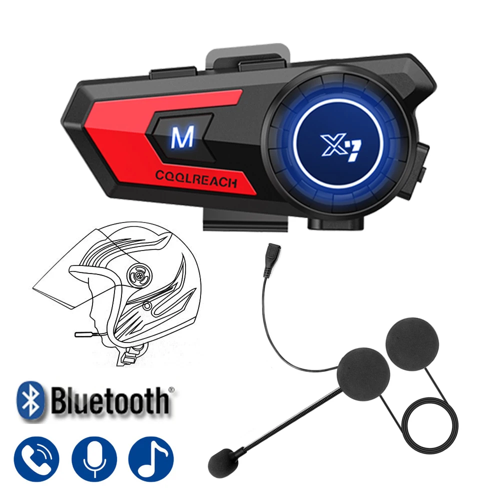 Motorcycle BT Helmet Headset Wireless Hands-free call Kit Stereo Anti-interference Waterproof Music Player Speaker
Motorcycle BT Helmet Headset Wireless Hands-free call Kit Stereo Anti-interference Waterproof Music Player Speaker