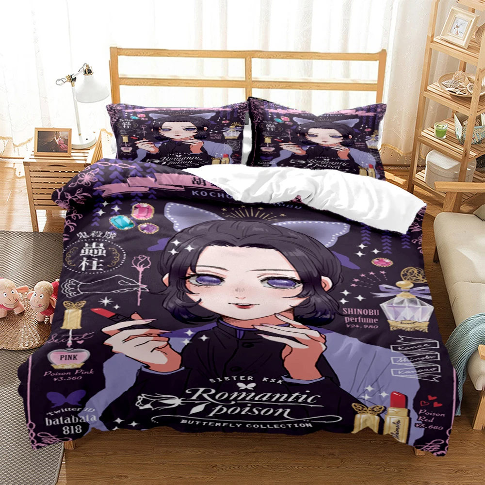 Demon slayer Cover Digital Print Polyester Bedding Sets Child Kids Covers Boys Bed Linen Set for Teens king size bedding set
Demon slayer Cover Digital Print Polyester Bedding Sets Child Kids Covers Boys Bed Linen Set for Teens king size bedding set